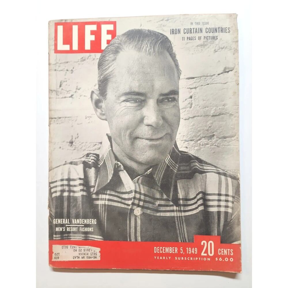 1949‎ Life Magazine Dec. 5 General Vandenberg Iron Curtain Countries - M442